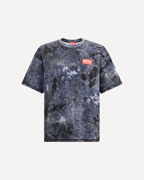 DIESEL T-boxt-r12 T-Shirt BLUE | Base Blu DIESEL T-boxt-r12 T-Shirt BLUE | Base Blu