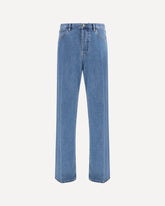 Straight-leg denim Jeans - LIGHT BLUE | Base Blu