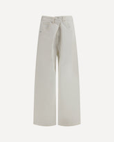 Vana Fold Jeans - WHITE | Base Blu