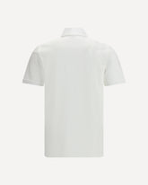 Maglia Polo in cotone con logo - BIANCO | Base Blu