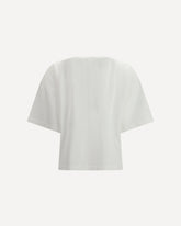  T-shirt in jersey di cotone  - BIANCO | Base Blu