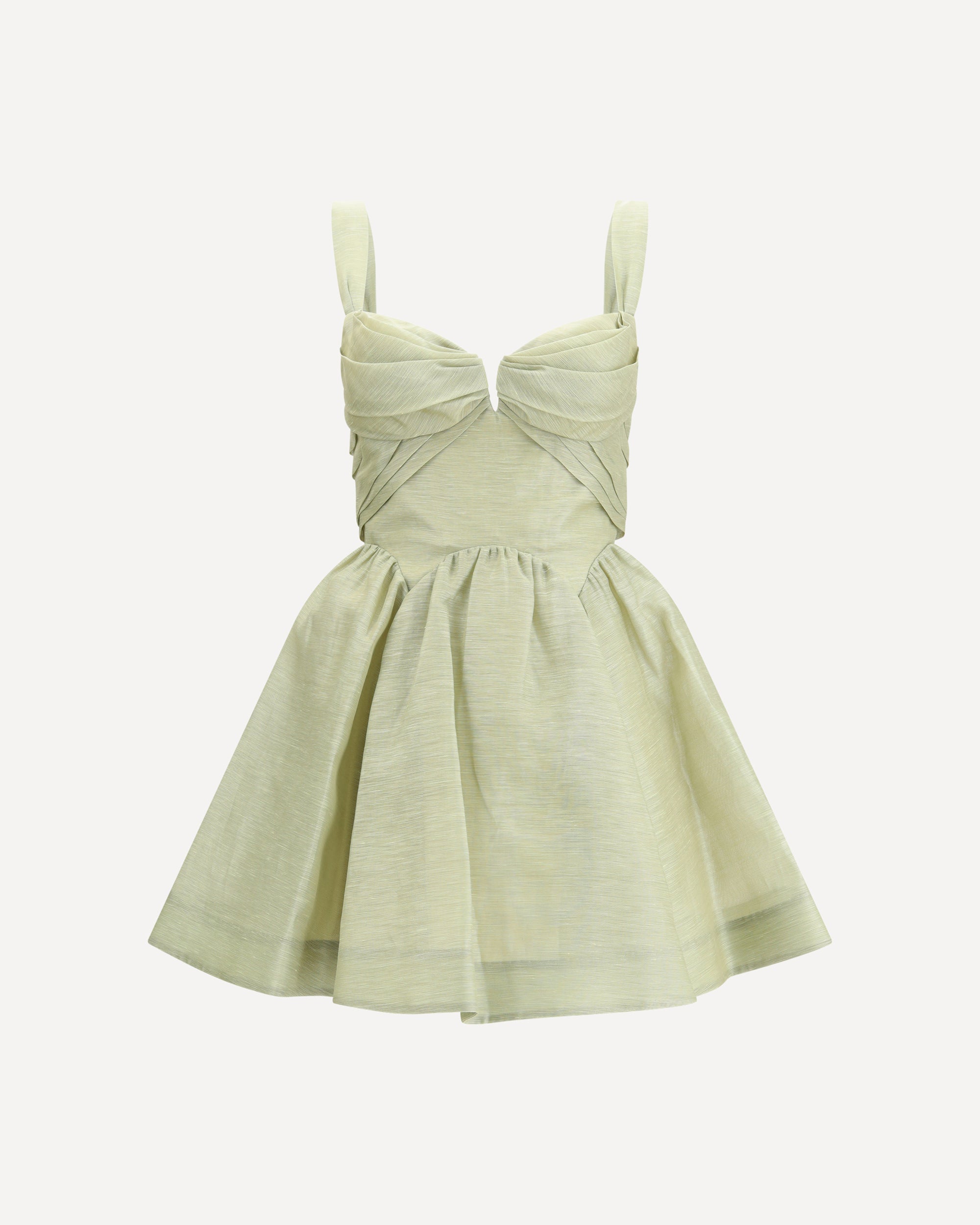 green zimmermann dress Zimmermann - Pleated Midi Dress - Green