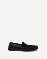 Suede Loafers - BLACK | Base Blu