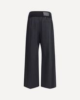 Wool Gabardine Pants - GREY | Base Blu
