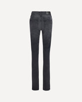 Skinny washed cotton denim Jeans - BLACK | Base Blu