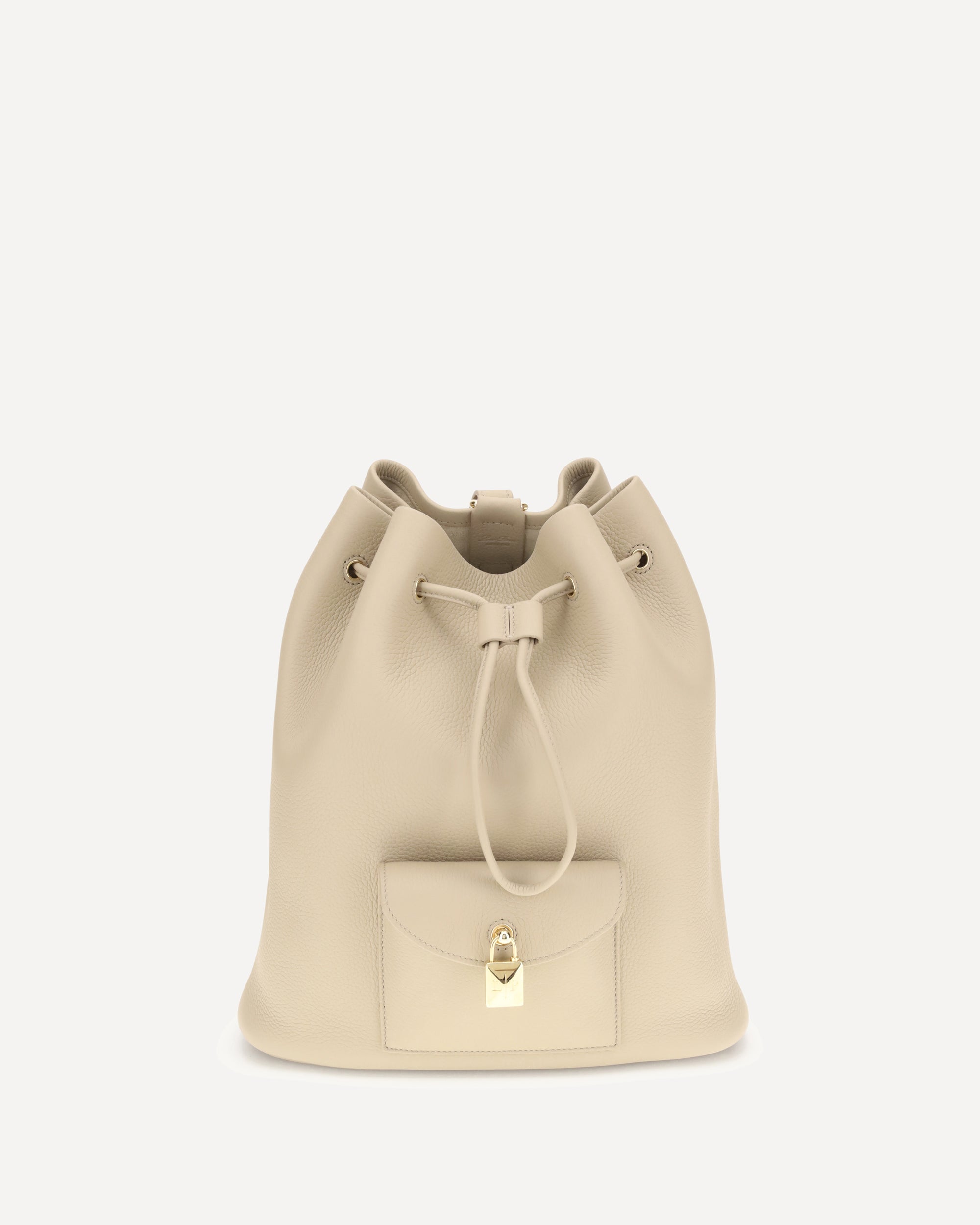 LORO PIANA Extra Drawstring L27 Backpack BEIGE | Base Blu