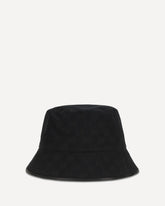 GG cotton canvas Bucket Hat - BLACK | Base Blu