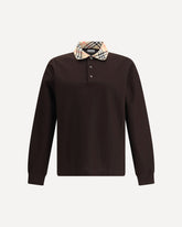 Piqué polo by Burberry - BROWN | Base Blu
