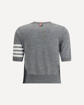 T-Shirt in maglia - GRIGIO | Base Blu
