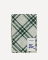 Sciarpa in lana Check - VERDE | Base Blu
