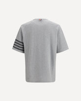 Textured cotton piqué T-shirt - GREY | Base Blu