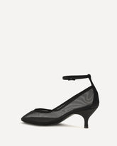 Nude Mesh Pumps - BLACK | Base Blu