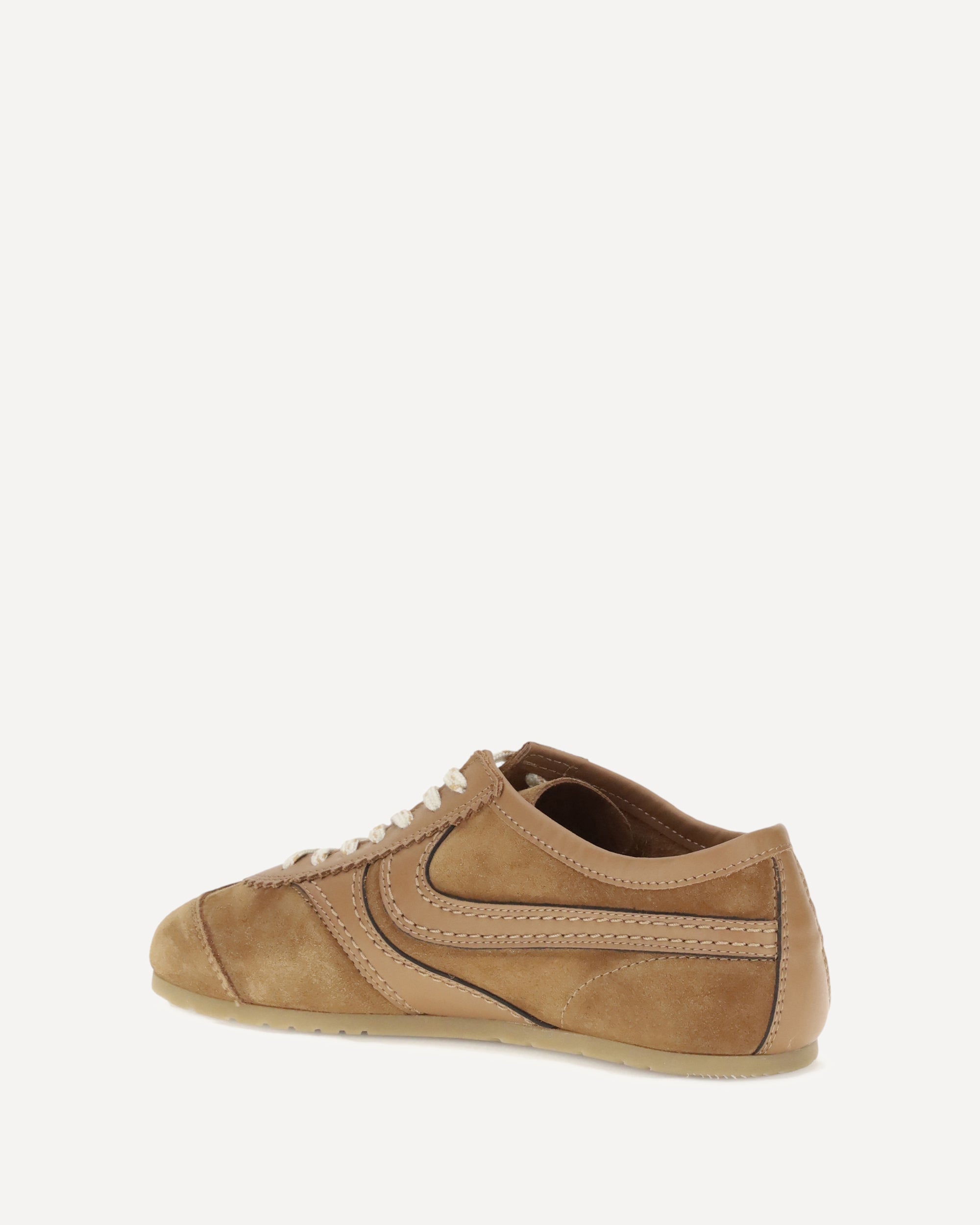 DRIES VAN NOTEN Suede Sneakers BROWN | Base Blu