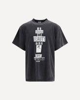 Gradient-print T-shirt - GREY | Base Blu