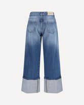 Dégradé turn-up Jeans - BLUE | Base Blu