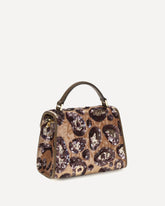 Vsling embroidered animalier Handbag - MULTICOLOUR | Base Blu