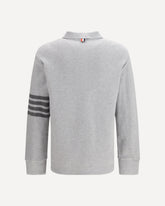 Piqué long-sleeve Polo - GREY | Base Blu