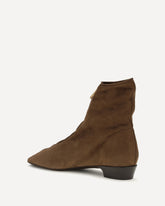 Easy Does It suede Ankle Boots - BROWN | Base Blu