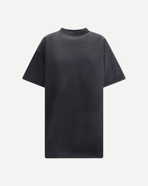BALENCIAGA Oversized T-shirt BLACK | Base Blu