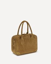Suede Vita Handbag - BEIGE | Base Blu