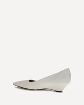 Décolleté Liisa con zeppa - BIANCO | Base Blu
