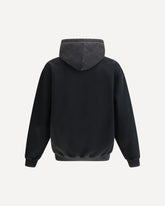 Felpa con Cappuccio Thoroughbred  - NERO | Base Blu