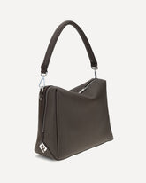 Lui large Shoulder Bag - BROWN | Base Blu