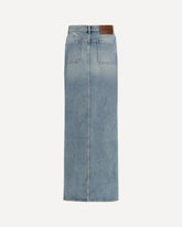 Gonna a ruota in denim - AZZURRO | Base Blu