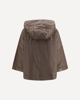 Hooded added Jacket - BROWN | Base Blu