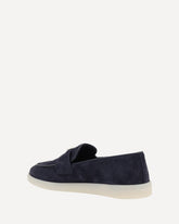 Suede Loafers - BLUE | Base Blu