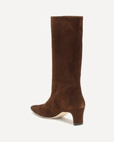 Suede Wally Boots - BROWN | Base Blu
