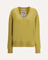 Maglione in cashmere n°457 Jack - GIALLO | Base Blu