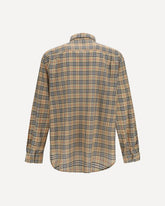 Camicia con motivo Check all over - BEIGE | Base Blu