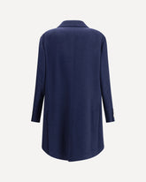 Cappotto in panno leggero  - BLU | Base Blu