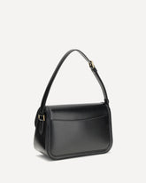 Medium Solferino Shoulder Bag - BLACK | Base Blu