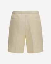 Textured Shorts - CREAM | Base Blu