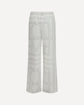 Pantaloni monogram - BIANCO | Base Blu