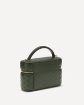 Vanity Gaby leather Handbag - GREEN | Base Blu