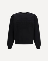 Cotton Sweatshirt - BLACK | Base Blu