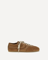 Suede Sneakers - BROWN | Base Blu