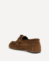 Suede Loafers - BROWN | Base Blu