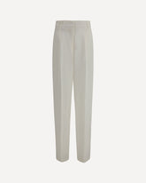Mstsumero Pants in linen batavia - WHITE | Base Blu