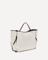 Large Carry Tote Bag - BEIGE | Base Blu