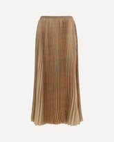 Pleated midi Skirt - BEIGE | Base Blu