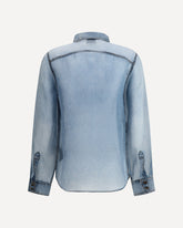 Ronda Shirt denim print - BLUE | Base Blu