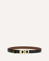 Gancini reversible Belt - BLACK | Base Blu