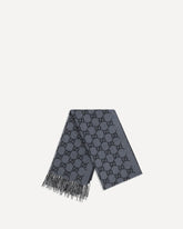 GG cashmere Scarf - BLUE | Base Blu