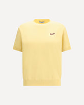 Silk crewneck Sweater - YELLOW | Base Blu