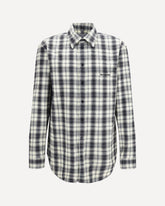 Checked cotton flannel Shirt - MULTICOLOUR | Base Blu