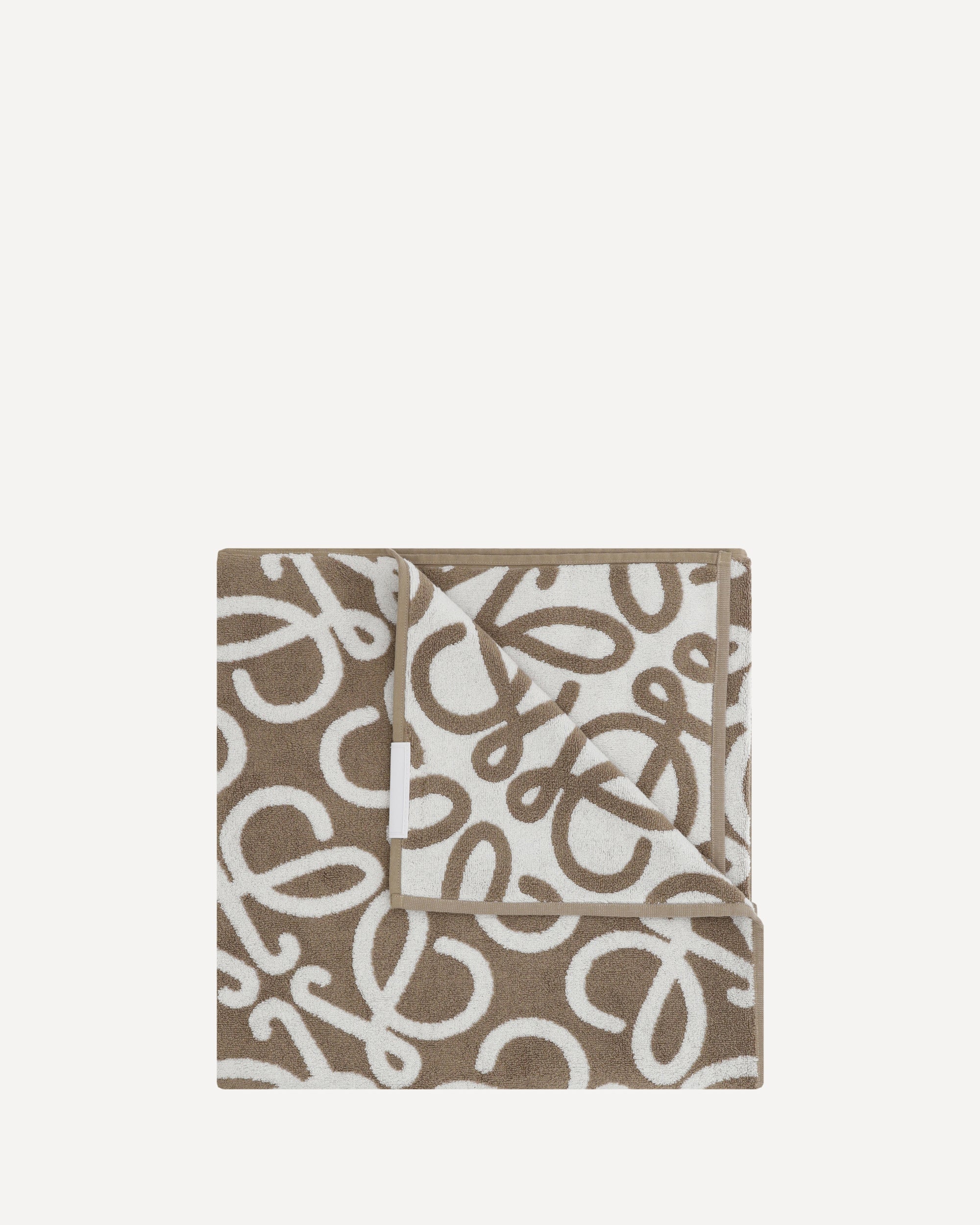 LOEWE Anagram Towel BROWN | Base Blu